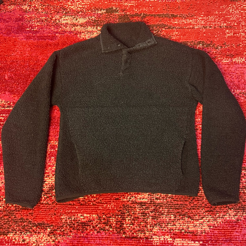 SKIMS Cozy Knit Pullover- ONYX, Size XXS-XS